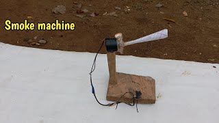 DIY Mini Smoke Machine ||  How To Make Smoke Machine At Home ||
