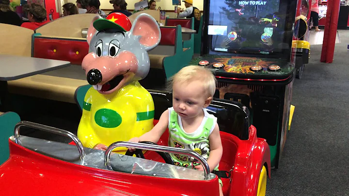 Aleigha March 13, 2014 @ Chuck E Cheese riding wit...