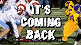 Nice High School Football Touchdown Play Called Back By Ineligible Downfield | It's Coming Back #12