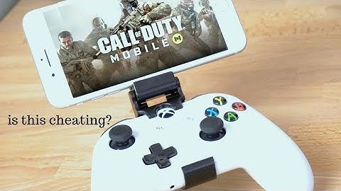 is this cheating playing COD mobile with Xbox controller