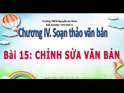 TIN HỌC 6 –tuần 23