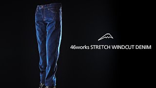 K-1373W 46works Stretch Windcut Denim | 46works Stretch Windcut