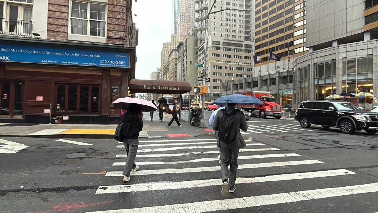New York City Manhattan Is Raining - YouTube