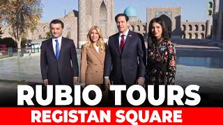 LIVE: Secretary Rubio Tours Historic Registan Square in Samarkand, Uzbekistan