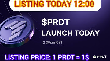 PRDT MINING ⛏️ IMPORTANT UPDATE 🤳 LISTING ON PANCAKESWAP