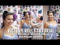 Victory Rolls Vintage Hair Tutorial with the fabulous Miss Pixie of Boogie Bop Dames