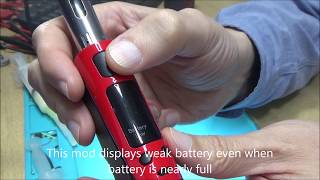 Joyetech eVic Primo mini weak battery and high ohm reading repair