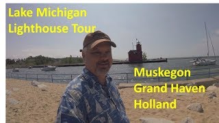 Lake Michigan Lighthouse Tour | Grand Haven, Muskegon, Holland | Full Time RV Life