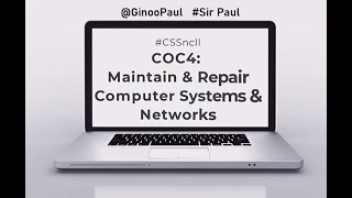 COC4: Maintain and Repair Computer Systems and Networks