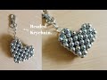 DIY Beaded Keychain | How To Make Beaded Keychain | Tutorial Cara Membuat Gantungan Kunci Manik