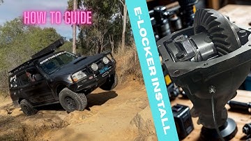 E-Locker install - Pajero Gen3 NP