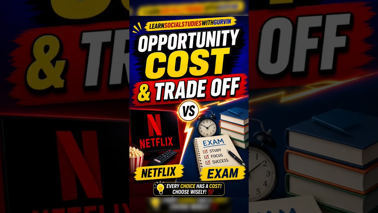 Opportunity Cost & Trade Off Explained Easily 🔥 | Class 9 Economics New NCERT 2026 #ytshorts #shorts