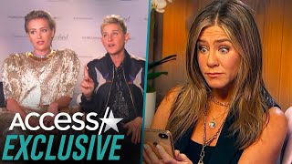 Jennifer Aniston Reacts To Ellen DeGeneres And Portia De Rossi Talking About Her 'Goddess Circle'