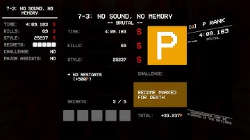 Daily ULTRAKILL P-rank until I get HRT (day 5 | 7-3)