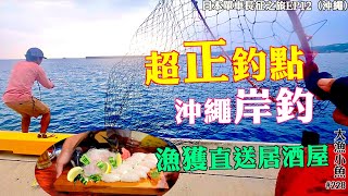 超正釣點 沖繩岸釣┃漁獲直送居酒屋┃大漁小魚#228 ┃中文字幕