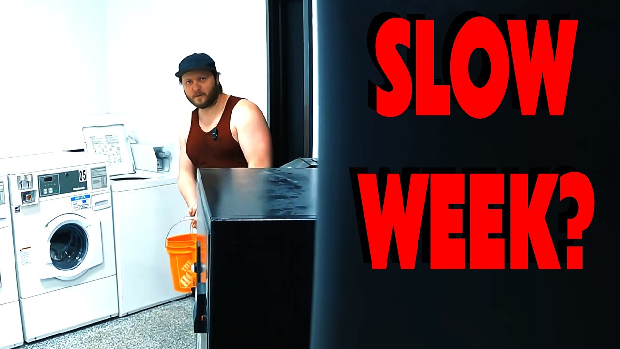 В моей прачечной на этой неделе было мало посетителей… Вот что получилось.