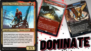 THIS IS SO MUCH FUN | Crucias, Titan of the Waves | Historic Brawl Commander MTG Arena