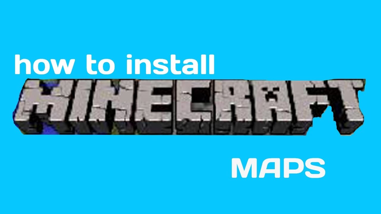 how to install maps in minecraft - YouTube