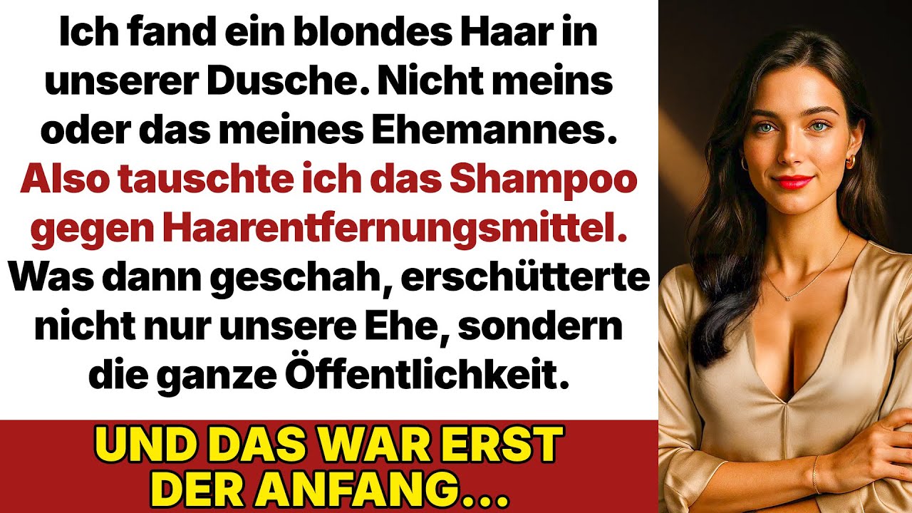 Ich tauschte das Shampoo und fand raus, dass er mich betrügt!
