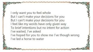 We Came as Romans - I Can&#39;t Make Your Decisions For You Lyrics