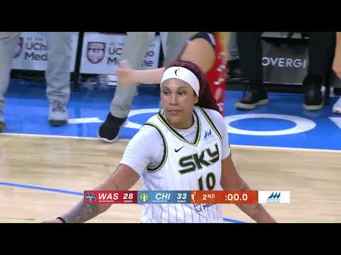 HIGHLIGHTS: Kamilla Cardoso Scores 16 Points in Sky Win over Washington Mystics
