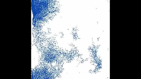 Standard SPP model of Vicsek et al. (N=1), (1995)