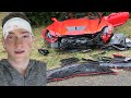 CRASHED MY DADS CORVETTE Z06 SCARE PRANK - SUPERCAR - CAR CRASH