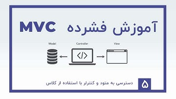 آموزش mvc | جلسه ۵ | دسترسی به متود و کنترلر با استفاده از کلاس