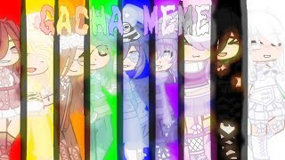 🌈✨||Colors meme||gacha club||✨🌈