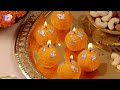 दिवाली मोतीचूर लड्डू कैंडल | Motichoor Laddu Candle Step by Step at Home | Diwali Candle