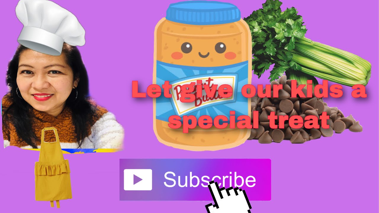 Celery with peanut butter and chocolate chips YouTube