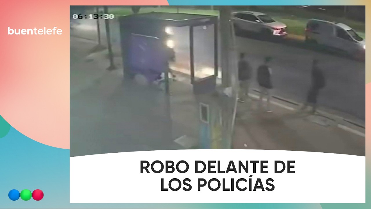 ROBARON ante la PRESENCIA de TRES OFICIALES en BERNAL #BuenTelefe