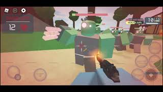 The Pro at Roblox Zombie GAME.....