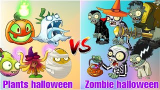 Halloween Plants vs Halloween Zombie | Penny'pursuit lawn of doom | PVZ2 MK