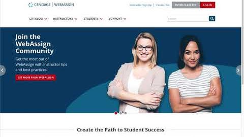 WebAsssign-Create an Account
