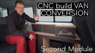 Most space efficient, non permanent Van Conversion - The Second Module | FlowMobil