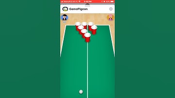 Lit Cup Pong | Game Pigeon IOS