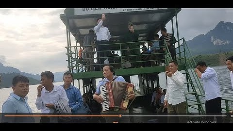 Lớp tập huấn nghiệp vụ Công tác Mặt trận 5 xã, đi thực tế: Xem Cá tầm, DL lòng hồ và TD Huổi Quảng