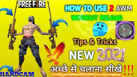How To Use 2 AWM Without Scope On And With Biometric Scope ❤️❤️ ll Tips & Tricks 2021