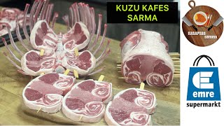 KUZU KAFESTEN NASIL SARMA HAZIRLANIR? (How to make stuffed lamb chops)