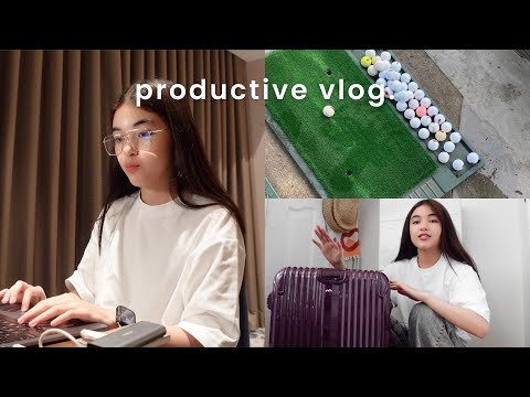 DAILY VLOG • Productive Days, New Farm & Golf with Friends 👩🏻💻🌴 | Nicole Torres