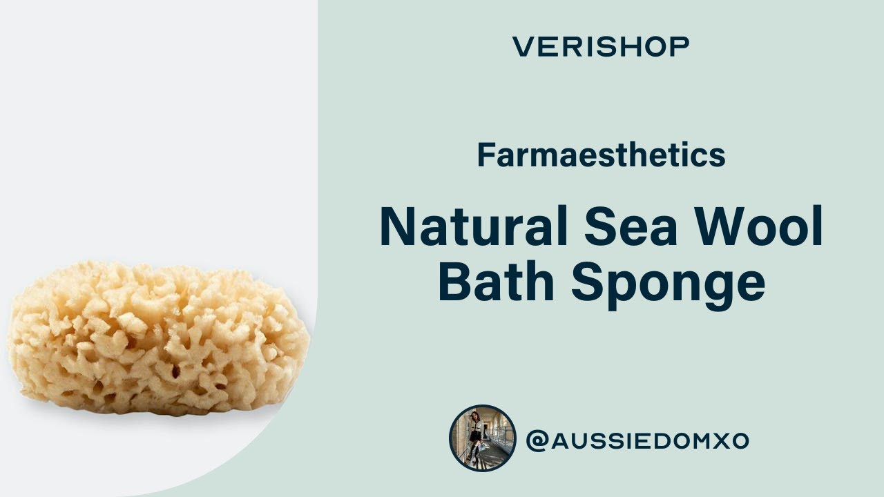 Farmaesthetics Natural Sea Wool Bath Sponge Review