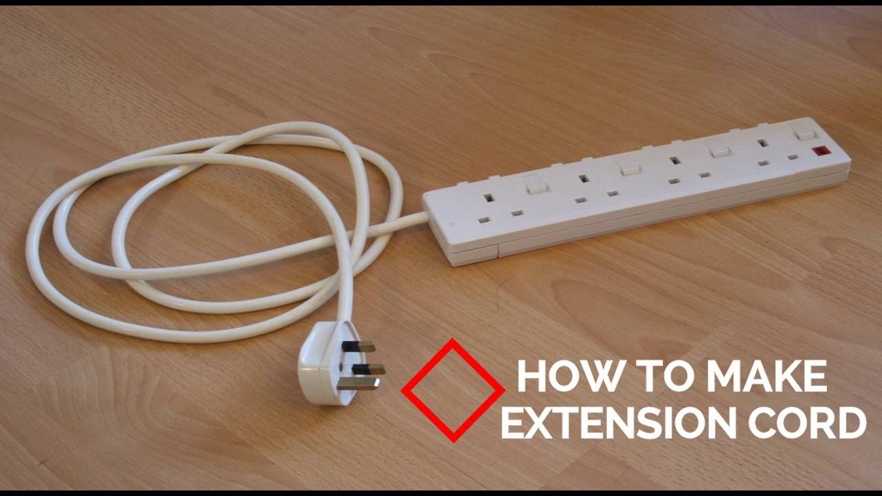 How To Make Extension Cord Youtube