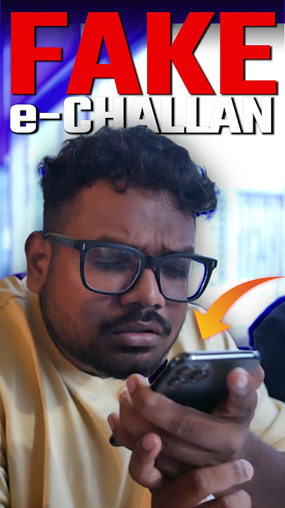 WhatsApp Fake e-Challan Scam ❌ #shorts #scam #whatsapp #challan #beware #informative #rto #cars24