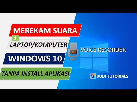 Video: Cara Merekam Suara Di Windows