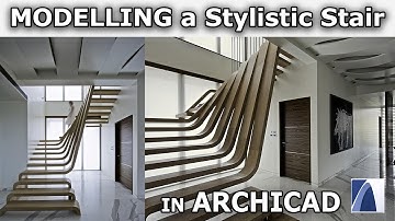 Modern Stair in Archicad Tutorial
