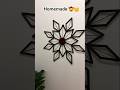 Wall decor ideas😊❣|| Home decor ideas ||Easy craft from popsical sticks ||diy mirror craft