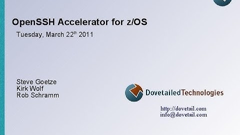 OpenSSH Accelerator for z/OS