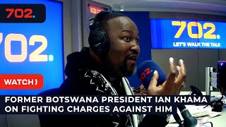 Former Botswana President Ian Khama on fighting charges against him