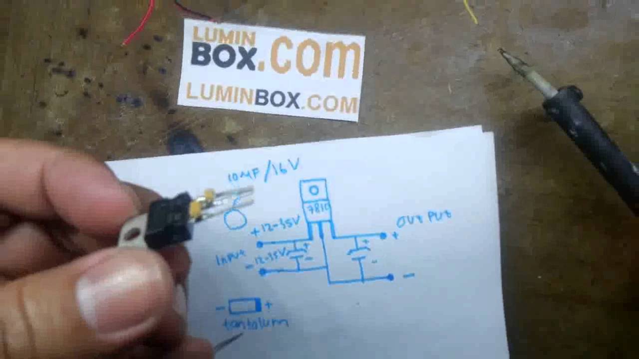 Cara Buat LED Driver 10 Watt Pakai Ic L7810CV YouTube